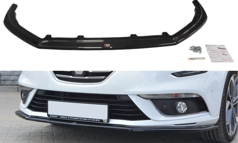 Maxton Design Frontlippe für Renault Megane MK4 Schrägheck schwarz strukturiert