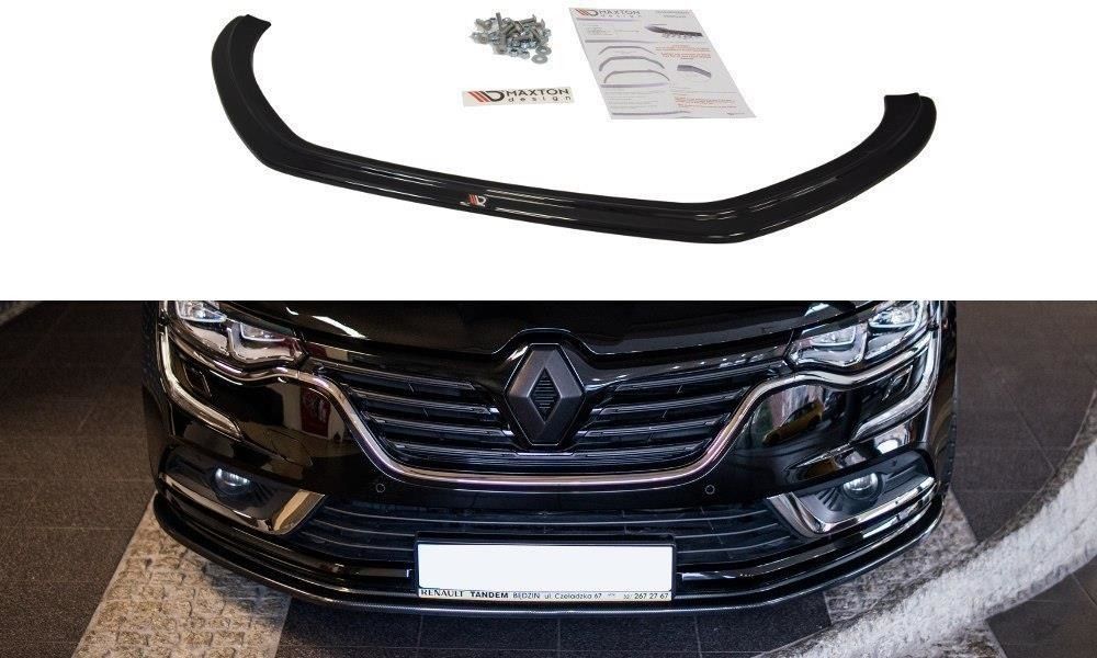 Maxton Design Frontlippe für Renault Talisman schwarz hochglanz