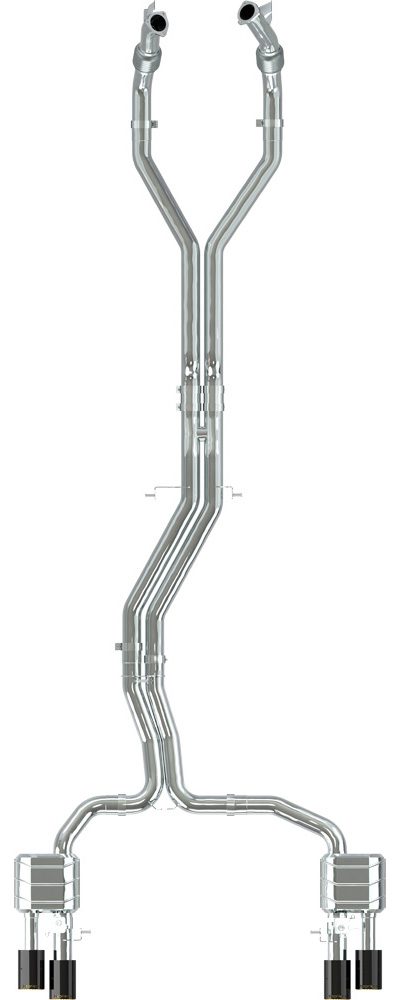 Capristo Sportauspuff Audi S8 D5 mit CH-Gutachten