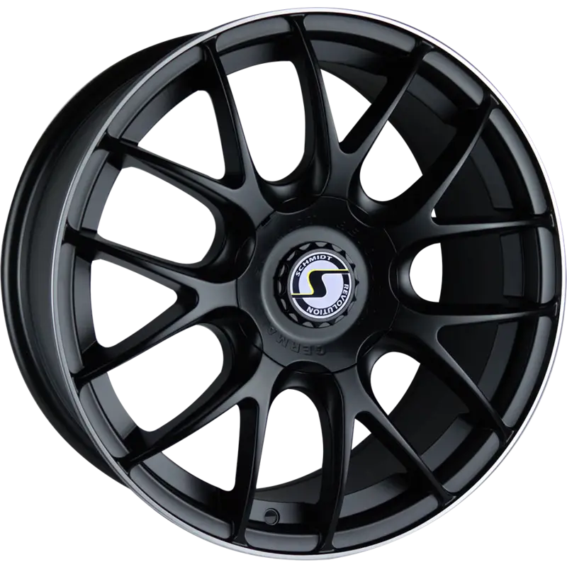 SCHMIDT | Design: Gambit 24 | Grösse: 10.5x24 | ET: 15-50 | Lochkreis: 5x108-130 | Farbe: satin black edge polished