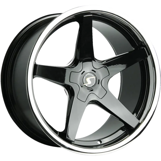 SCHMIDT | Design: XS5 19-20 | Grösse: 9.5x19 | ET: 15-45 | Lochkreis: 5x105-130 | Farbe: gloss black inox lip