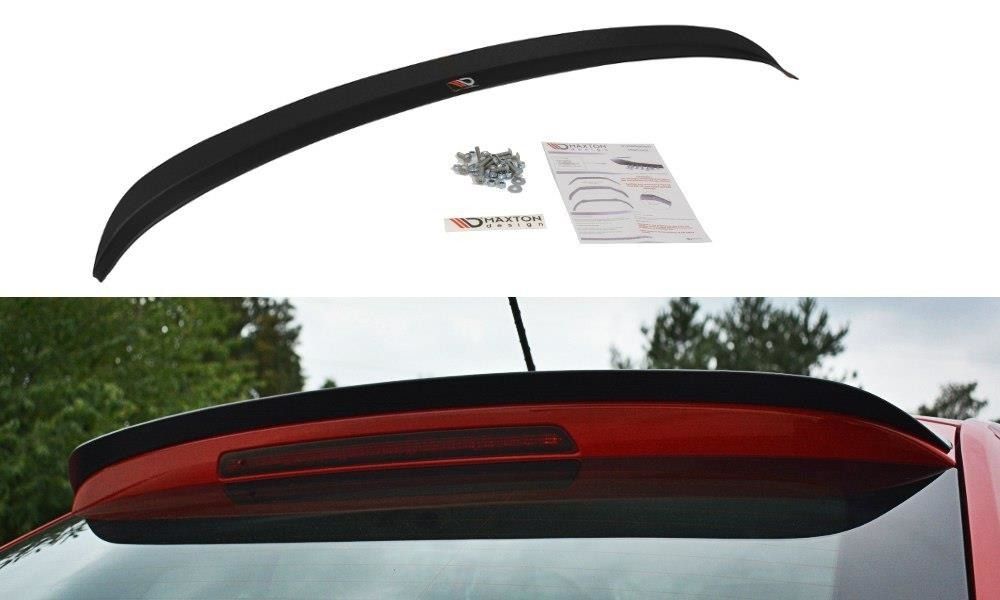 Maxton Design Spoiler für Skoda Rapid schwarz hochglanz