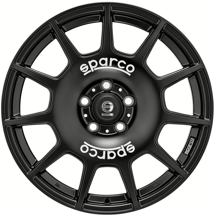 SPARCO | SPARCO TERRA | 8x18 | 5x114.3 | ET45 | MATT BLACK WHITE LETTERING | W29073506P4