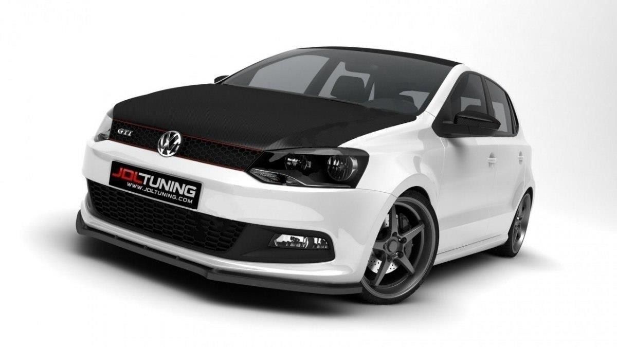 Maxton Design Frontlippe für Volkswagen Polo 6R GTI Carbon Look