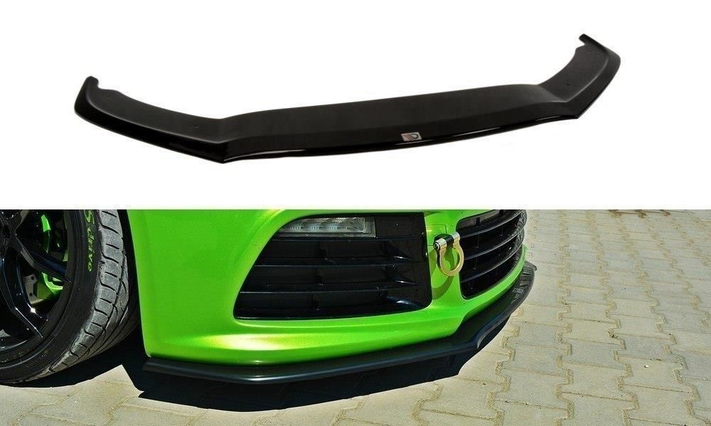 Maxton Design Frontlippe für Volkswagen Scirocco Scirocco 3 R schwarz hochglanz