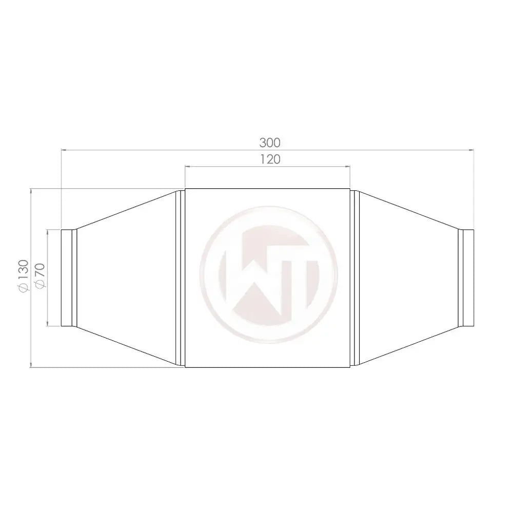 Wagner Rennsport-Katalysator 130x120 - EU6 Beschichtung - 009001004.OB