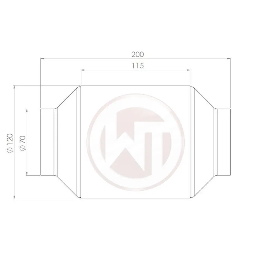 Wagner Rennsport-Katalysator 200CPSI mit EU6 Beschichtung - 009001013-200CPSI