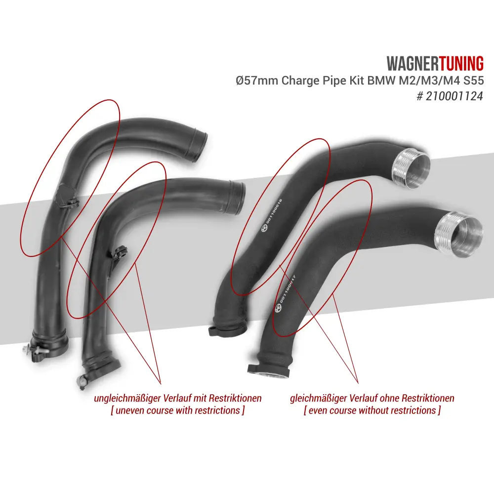 WAGNER TUNING - Ø57mm Charge Pipe Kit BMW M2/M3/M4 S55