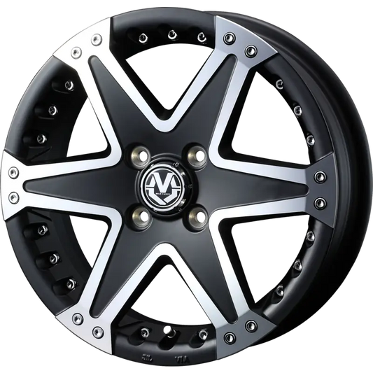 WEDS ADVENTURE | Design: Mud Vance 01 A | Lochkreis: 4x100 | Farbe: matt black face matt polished