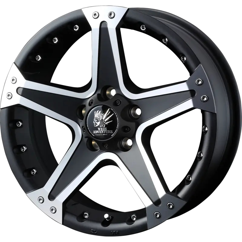 WEDS ADVENTURE | Design: Mud Vance 01 C | Lochkreis: 5x139.7 | Farbe: matt black face matt polished