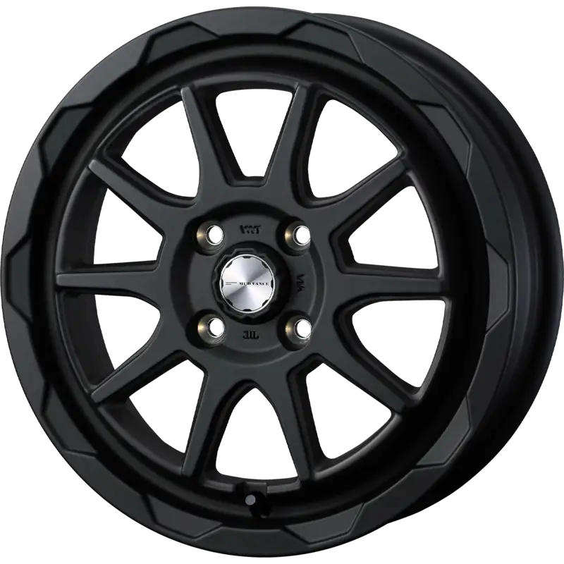 WEDS ADVENTURE | Design: Mud Vance 06 A | Lochkreis: 4x100 | Farbe: matt black