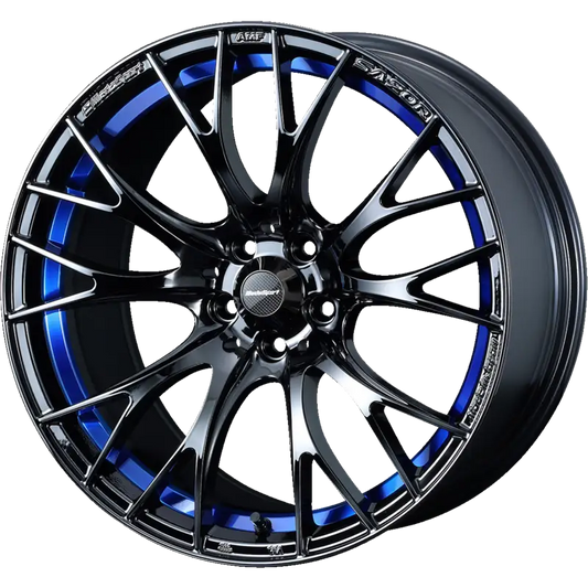 WEDS SPORT | Design: SA-20R | Grösse: 7.5x18 | ET: 45 | Lochkreis: 5x100 | Farbe: blue light chrome II