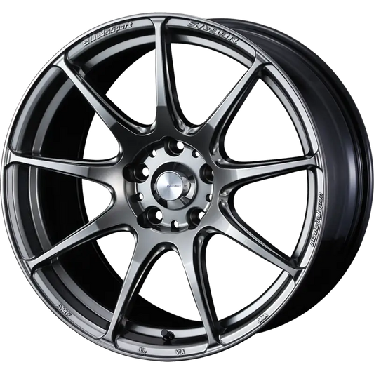 WEDS SPORT | Design: SA-99R | Grösse: 5.0x15 | ET: 45 | Lochkreis: 4x100 | Farbe: platinum silver black
