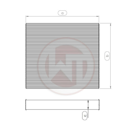 Wagner Radiator Netz 264x240x96