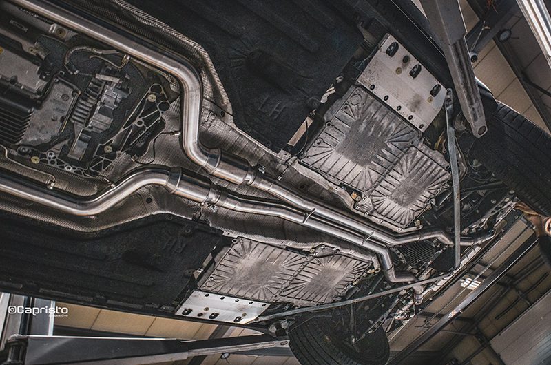 Capristo Sportauspuff BMW XM mit CH-Gutachten