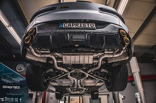 Capristo Sportauspuff BMW XM mit CH-Gutachten