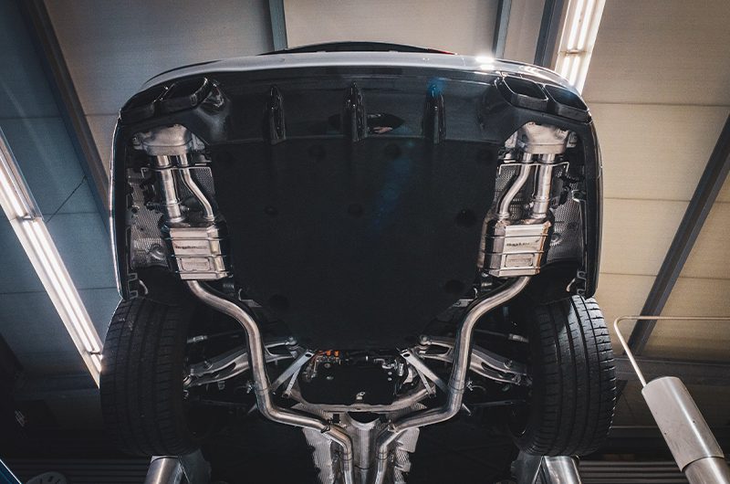 Capristo Sportauspuff Mercedes S63 AMG W223 E-Performance mit CH-Gutachten