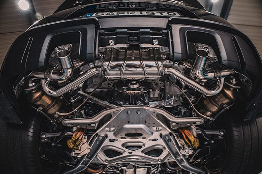 Capristo Sportauspuff Porsche 718 GT4 RS mit CH-Gutachten