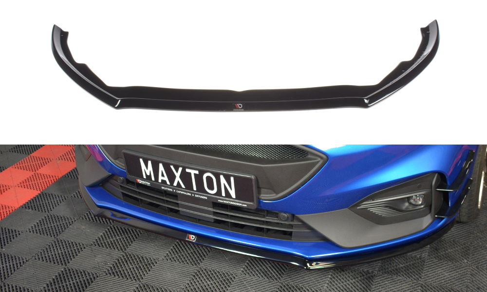 Maxtondesign Frontlippe V.3 für Ford Focus MK4 ST|ST-Line schwarz hochglanz