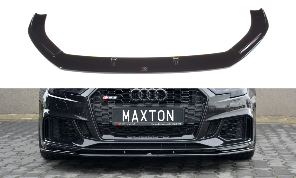 Maxtondesign Frontlippe V.1 für Audi RS3 8V.2 Facelift Carbon Look