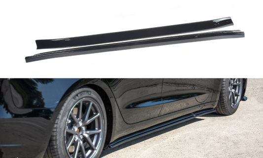 Maxtondesign Seitenschweller für Tesla Model 3 Carbon Look