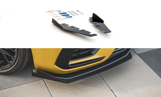 Maxtondesign Canards für Volkswagen Arteon R-Line Racing schwarz hochglanz