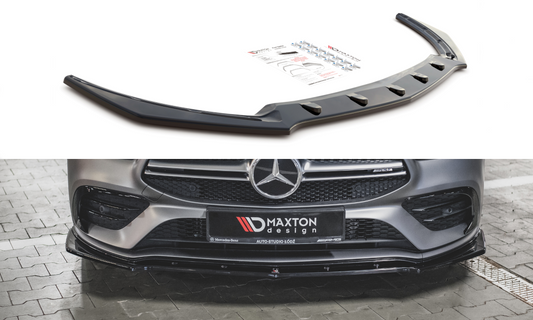 Maxtondesign Frontlippe für Mercedes Benz CLA-Klasse C118 A35 AMG Carbon Look