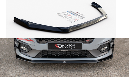 Maxtondesign Frontlippe V.5 für Ford Fiesta MK8 ST|ST-Line schwarz strukturiert