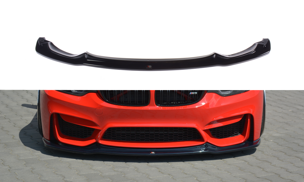 Maxtondesign Frontlippe V.1 für BMW 3er F80 M3 schwarz hochglanz