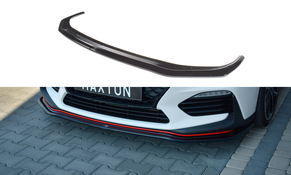 Maxtondesign Frontlippe für Hyundai I30N MK3 Schrägheck Carbon Look