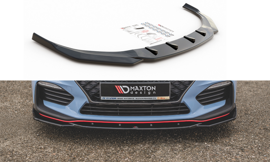 Maxtondesign Frontlippe V.4 für Hyundai I30N MK3 Schrägheck Carbon Look