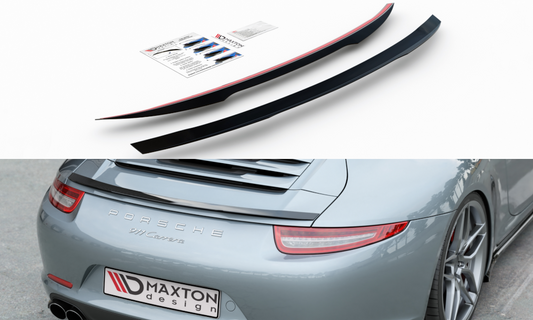 Maxtondesign Spoiler für Porsche 911er 991 Carrera schwarz strukturiert