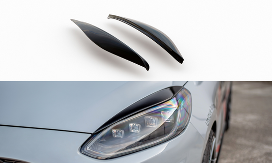 Maxtondesign Scheinwerferblenden für Ford Fiesta MK8 ST|ST-Line schwarz hochglanz