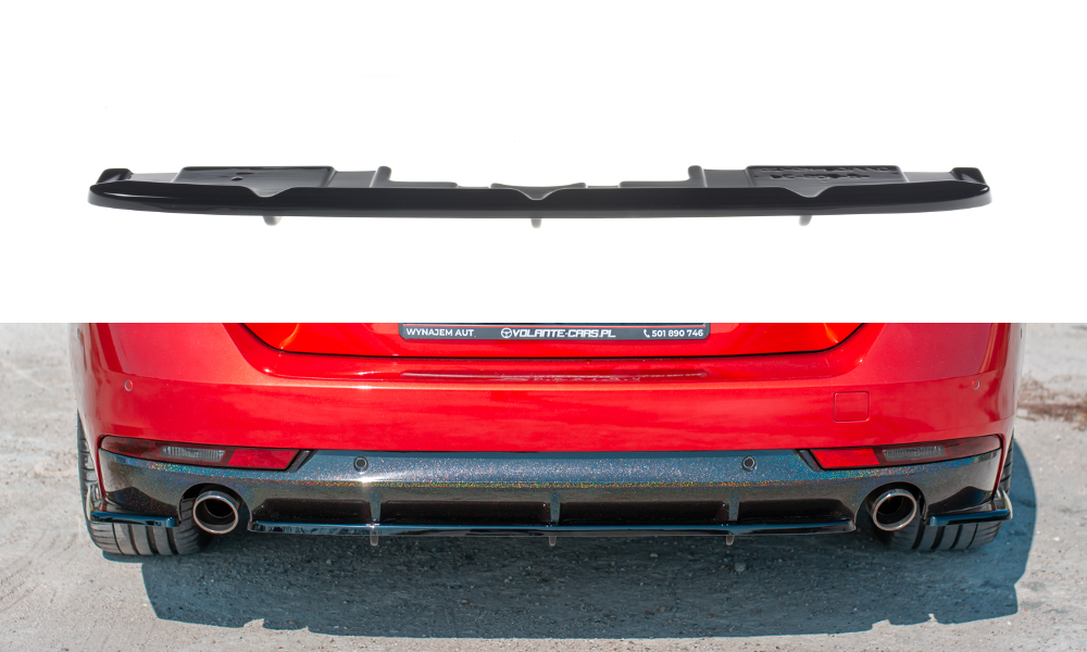 Maxtondesign Diffusor Mit Balken für Peugeot 508 MK2 Carbon Look