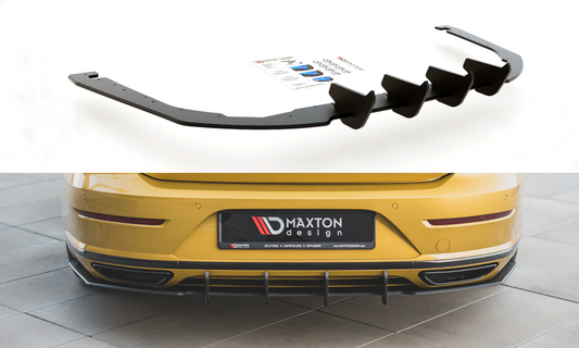 Maxtondesign Diffusor für Volkswagen Arteon R-Line Racing schwarz