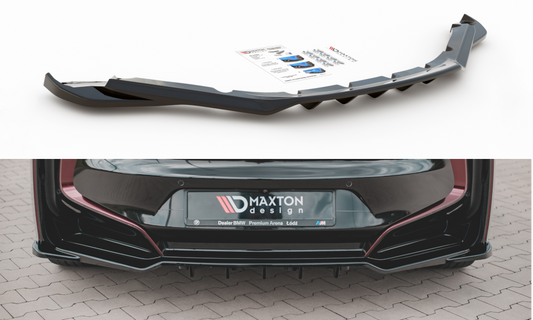 Maxtondesign Diffusor Mit Balken für BMW i8 schwarz strukturiert