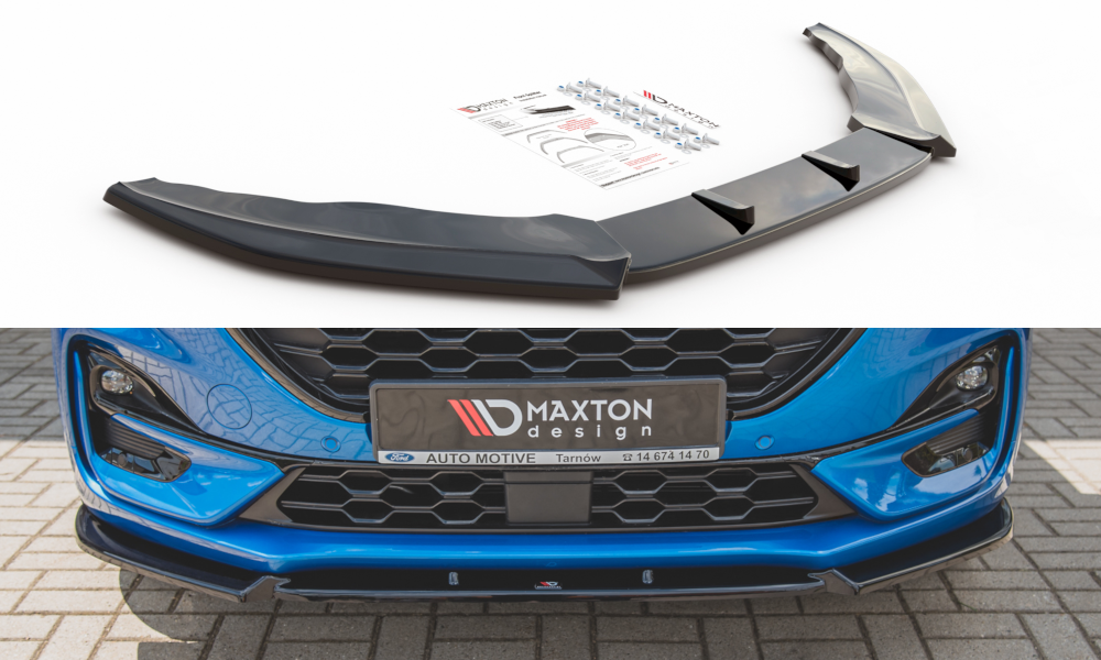 Maxtondesign Frontlippe für Ford Puma ST-Line Carbon Look