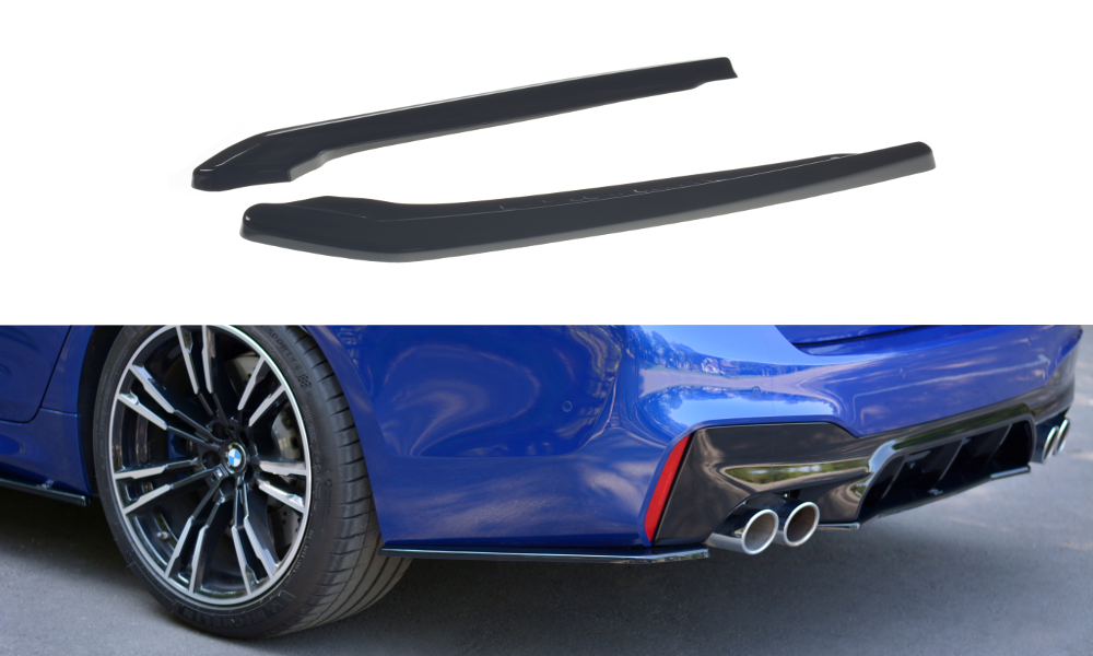Maxtondesign Diffusor Erweiterung li/re für BMW 5er F90 M5 schwarz strukturiert