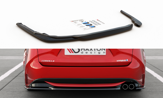 Maxtondesign Diffusor Erweiterung li/re für Toyota Corolla XII Kombi schwarz strukturiert
