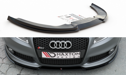 Maxtondesign Frontlippe V.1 für Audi RS4 B7 schwarz strukturiert