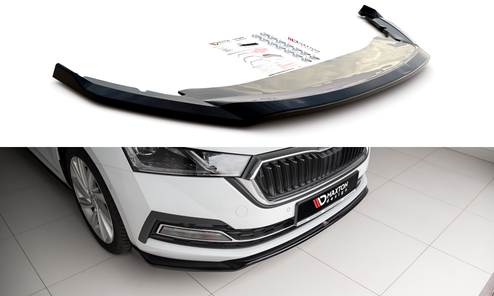Maxtondesign Frontlippe für Skoda Octavia MK4 Carbon Look