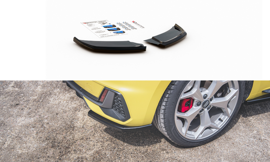 Maxtondesign Diffusor Erweiterung li/re für Audi A1 GB S-Line schwarz strukturiert
