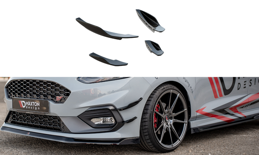 Maxtondesign Canards für Ford Fiesta MK8 ST|ST-Line schwarz