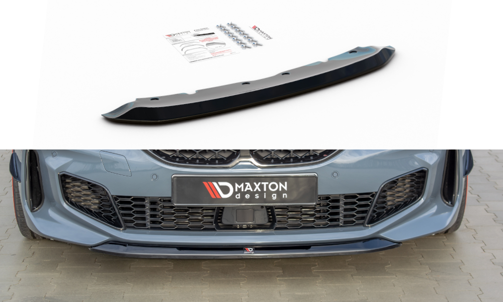 Maxtondesign Frontlippe V.2 für BMW 1er F40 M135i|M-Paket schwarz hochglanz