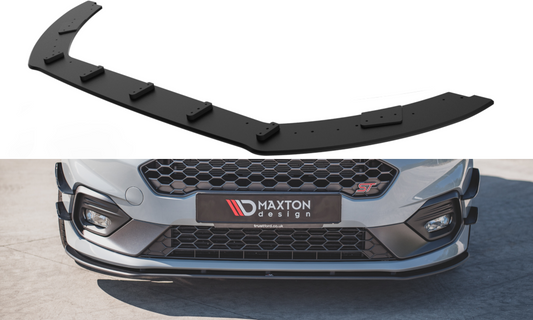 Maxtondesign Frontlippe für Ford Fiesta MK8 ST|ST-Line Racing schwarz