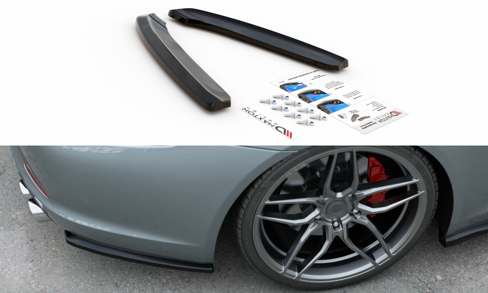 Maxtondesign Diffusor Erweiterung li/re für Porsche 911er 991 Carrera Carbon Look