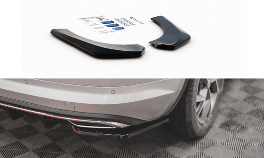 Maxtondesign Diffusor Erweiterung li/re für Skoda Kodiaq MK1 Sportline Carbon Look