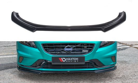 Maxtondesign Frontlippe für Volvo V40 R-Design schwarz strukturiert