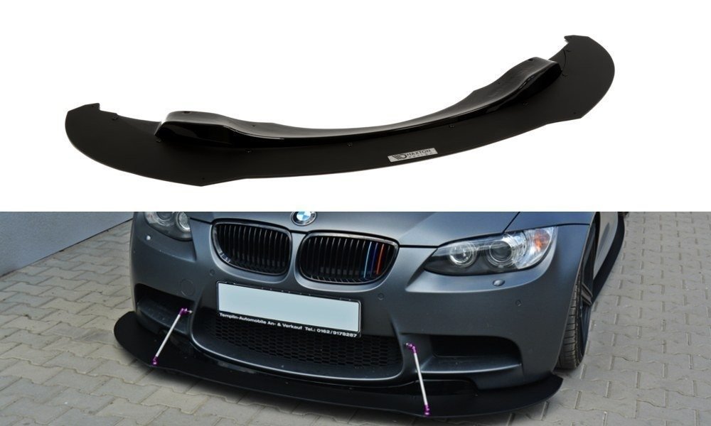 Maxtondesign Frontlippe für BMW 3er E92|E93 M3 Vorfacelift Racing schwarz plastik rau