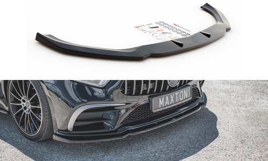 Maxtondesign Frontlippe für Mercedes Benz CLS-Klasse C257 AMG-Paket schwarz hochglanz